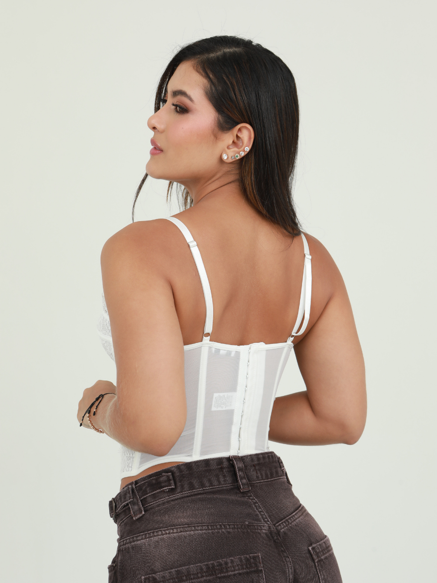 CORSET BLONDA TALCO