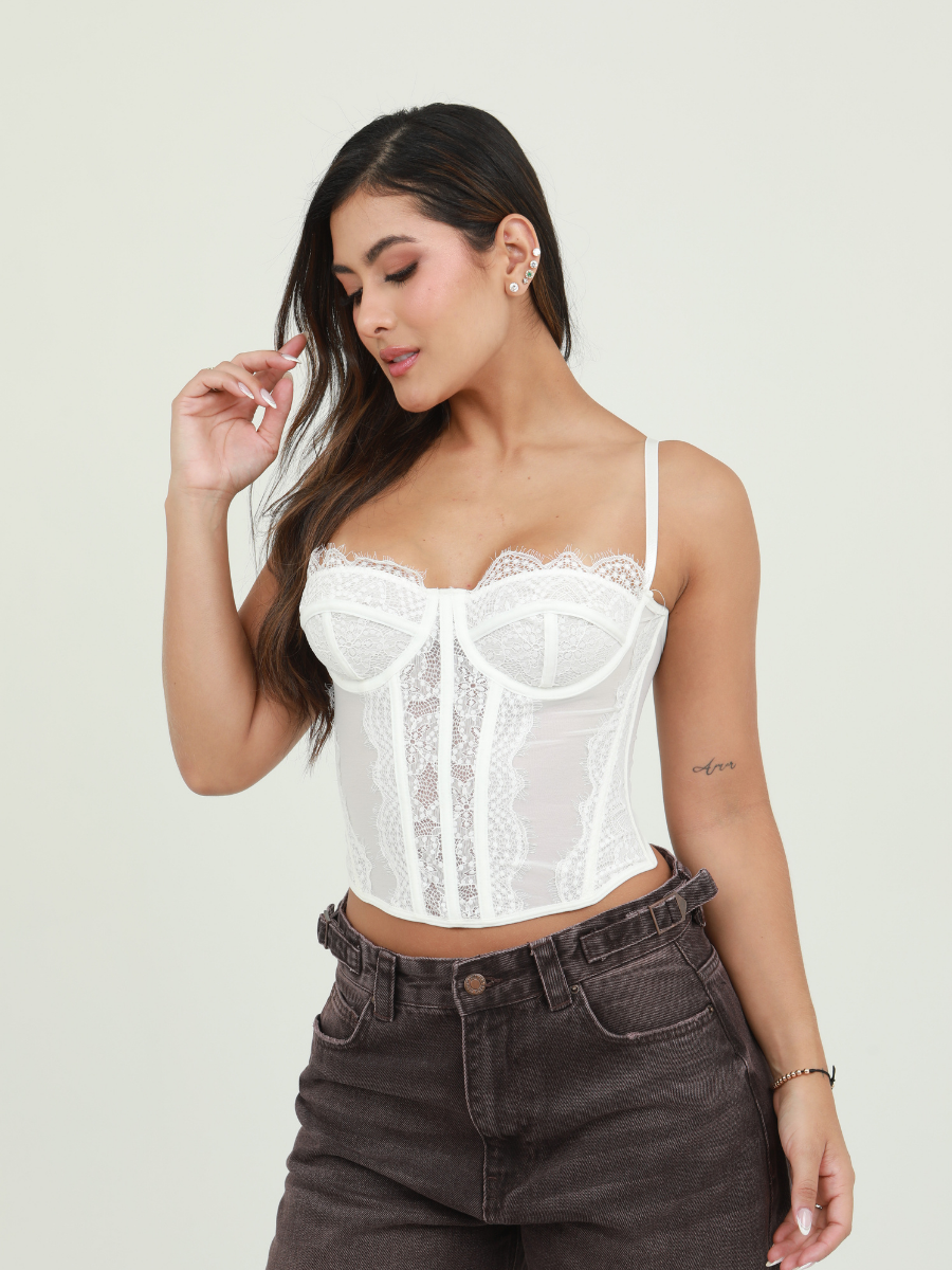 CORSET BLONDA TALCO