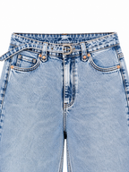 JEAN WIDE LEG CINTURON