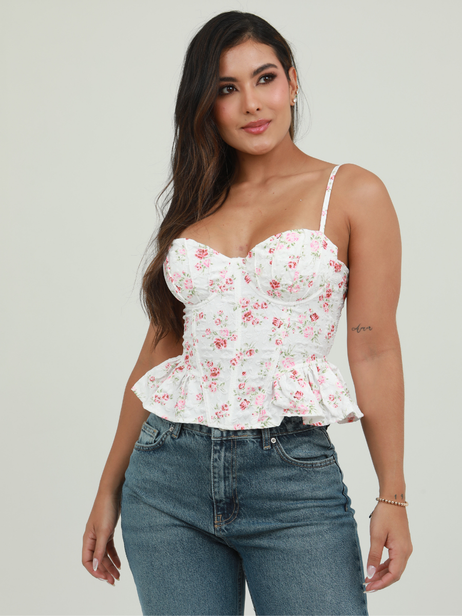 BLUSA PRINCESA FLORES