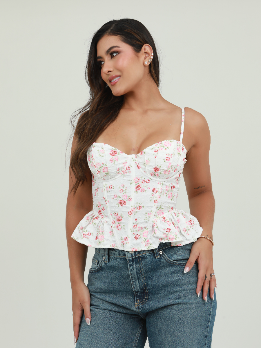 BLUSA PRINCESA FLORES