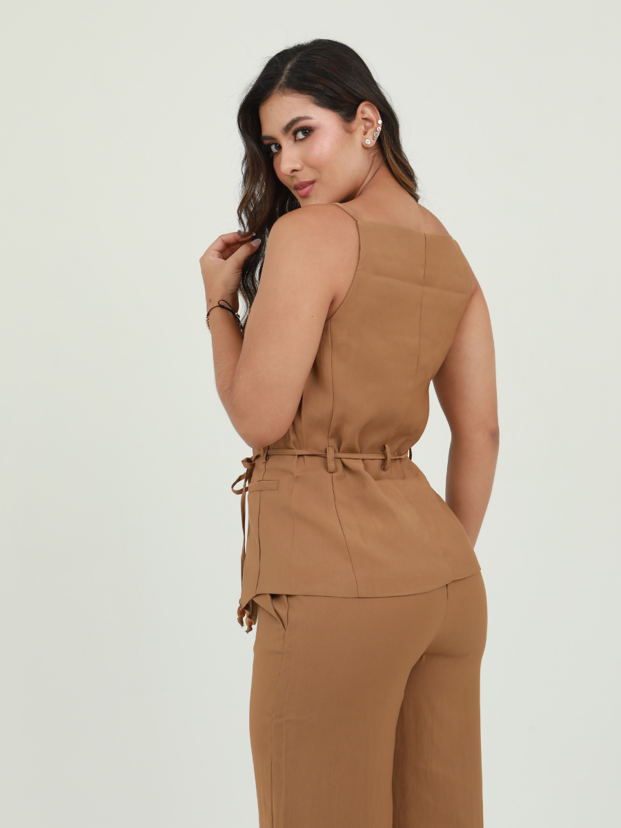 SET BLUSA TIRAS ABERTURA FROTAL