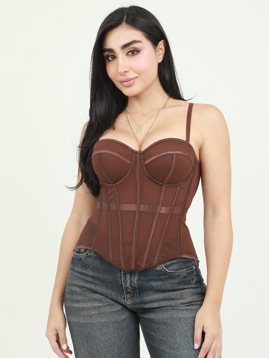 CORSET COPAS TRANSPARENCIA