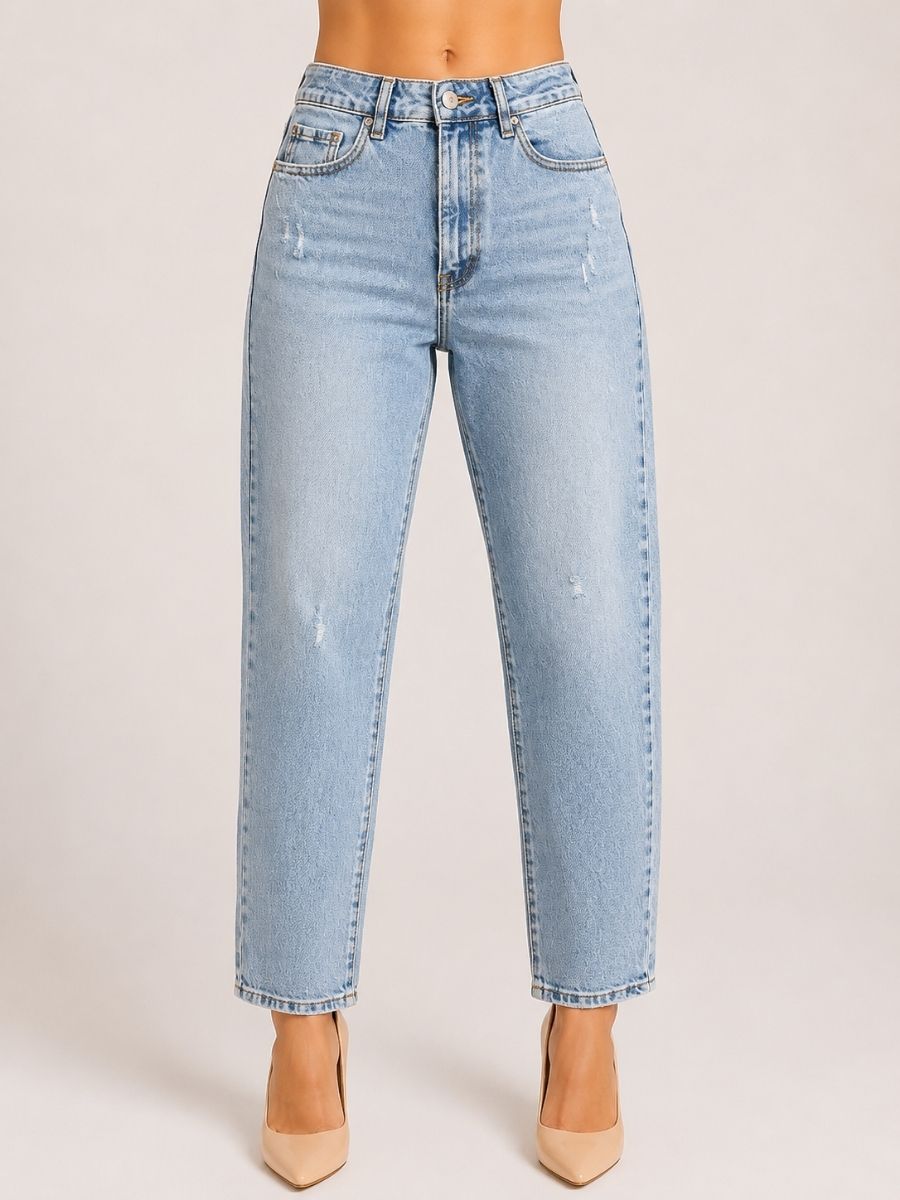 JEAN MOM FIT HR