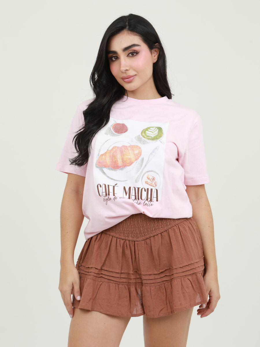 CAMISETA CAFE MATCHA