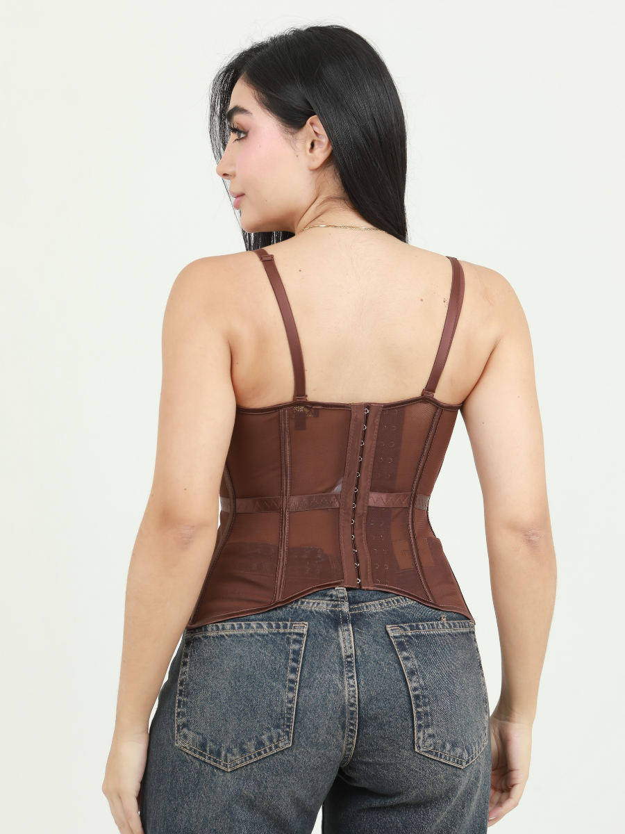 CORSET COPAS TRANSPARENCIA