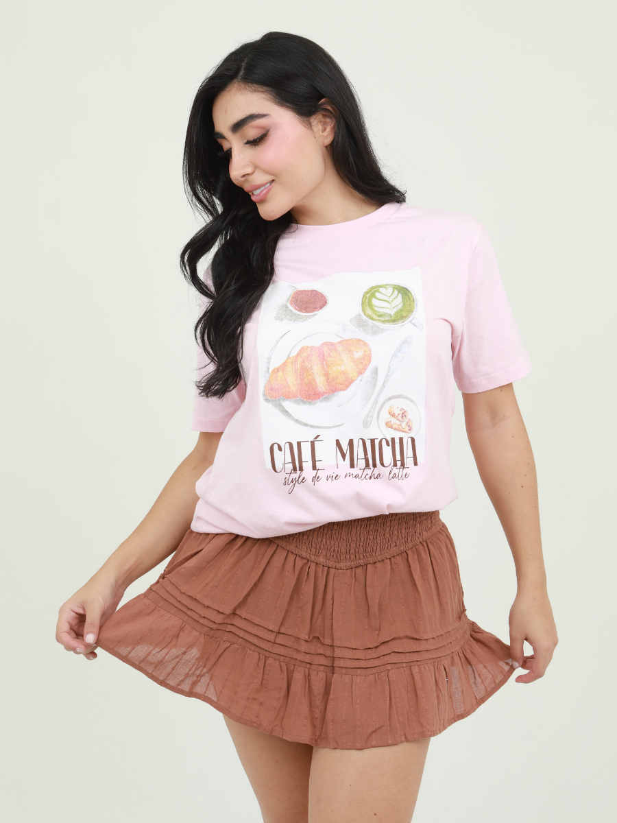CAMISETA CAFE MATCHA