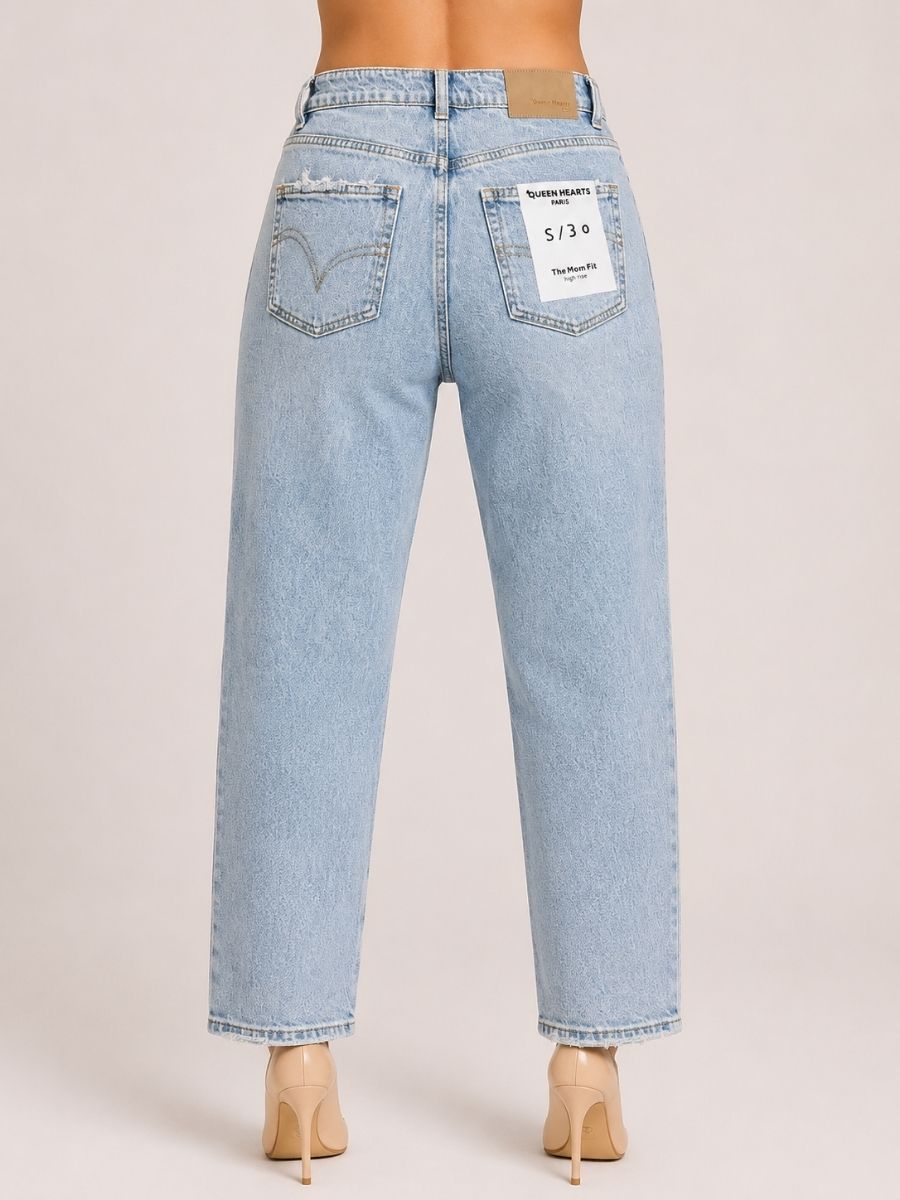 JEAN MOM FIT HR