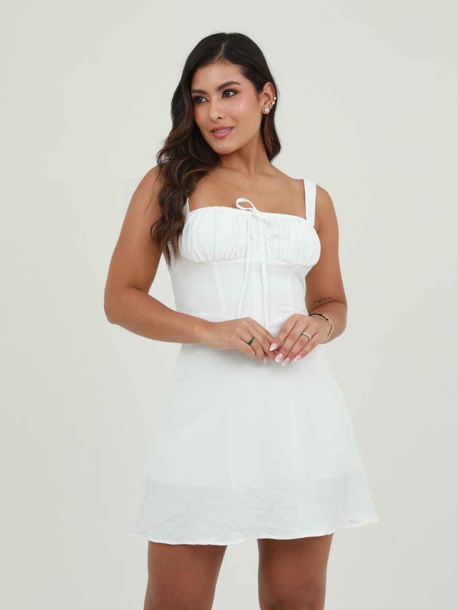 VESTIDO CORTO TIPO CORSET