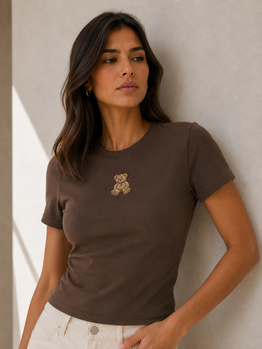 BLUSA DETALLE OSITO DORADO
