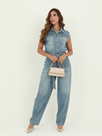 ENTERIZO DENIM CUELLO