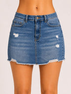 FALDA DENIM DESTROY