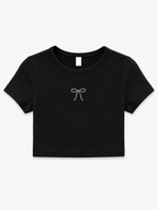 BLUSA CORTA MOÑO PIEDRAS