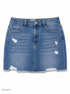 FALDA DENIM DESTROY