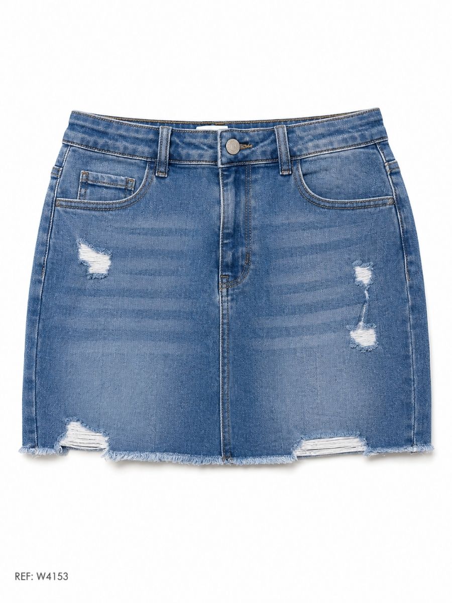 FALDA DENIM DESTROY
