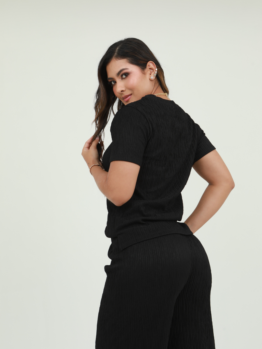 SET PANTALON TEXTURA
