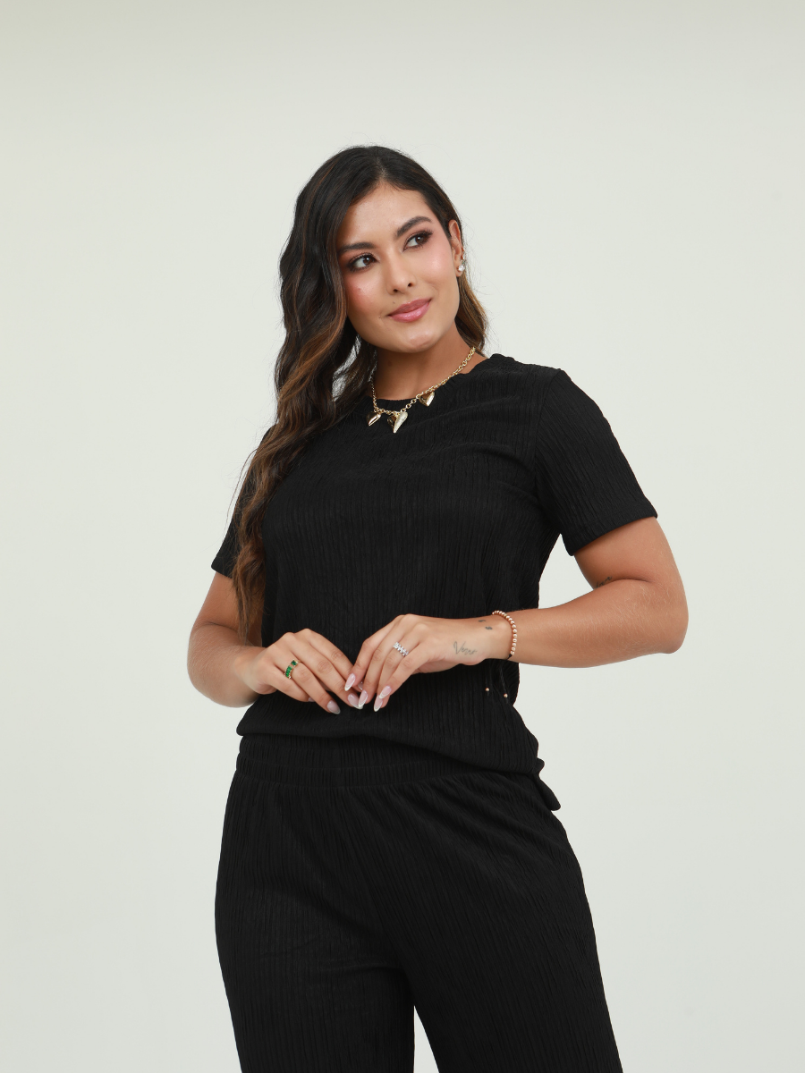 SET PANTALON TEXTURA