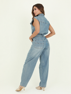 ENTERIZO DENIM CUELLO