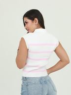 BLUSA POLO MANGA CORTA RAYAS
