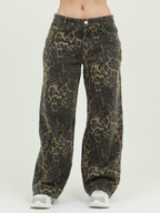JEAN LEOPARDO WIDE