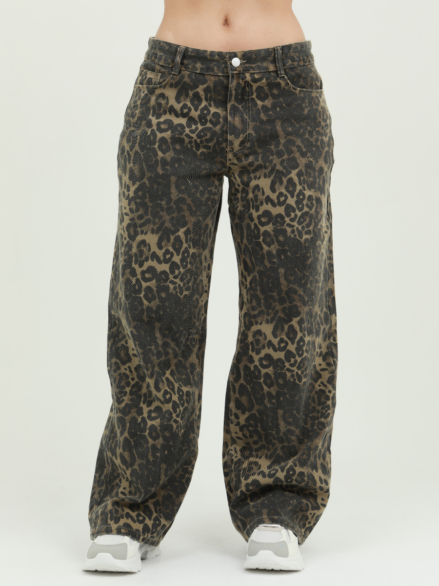 JEAN LEOPARDO WIDE