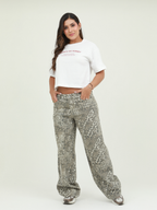 JEAN LEOPARDO WIDE