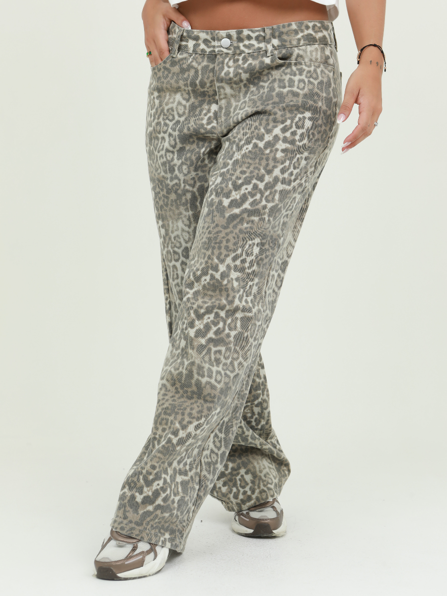 JEAN LEOPARDO WIDE