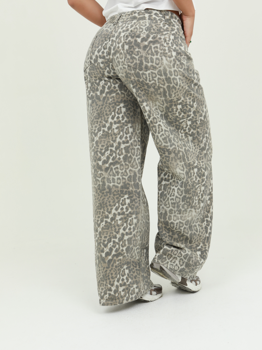 JEAN LEOPARDO WIDE