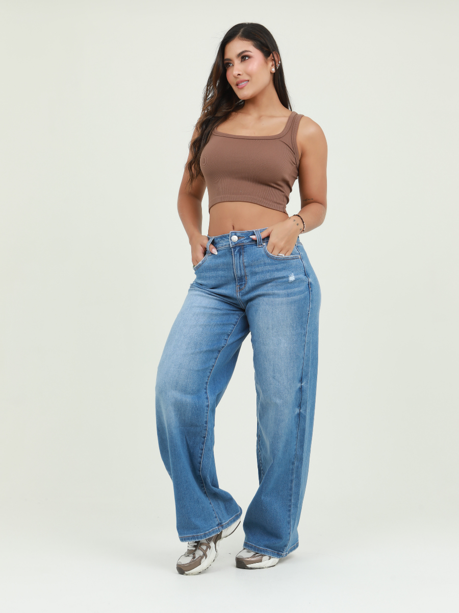 JEAN BAGGY WIDE LEG