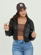 CHAQUETA CORTA POLIPIEL CHOMPA