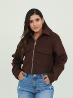 CHAQUETA BOLSILLO GAMUZA