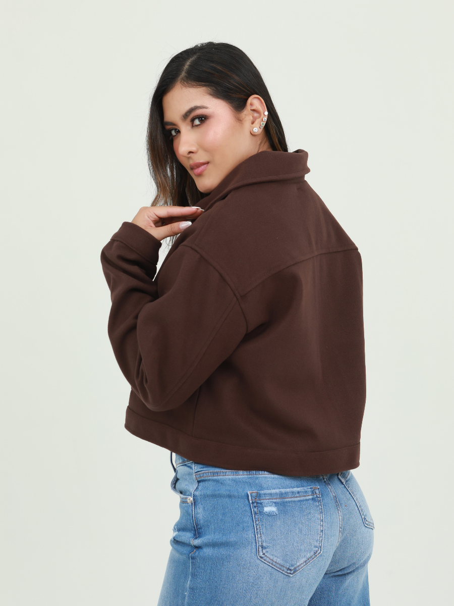CHAQUETA BOLSILLO GAMUZA