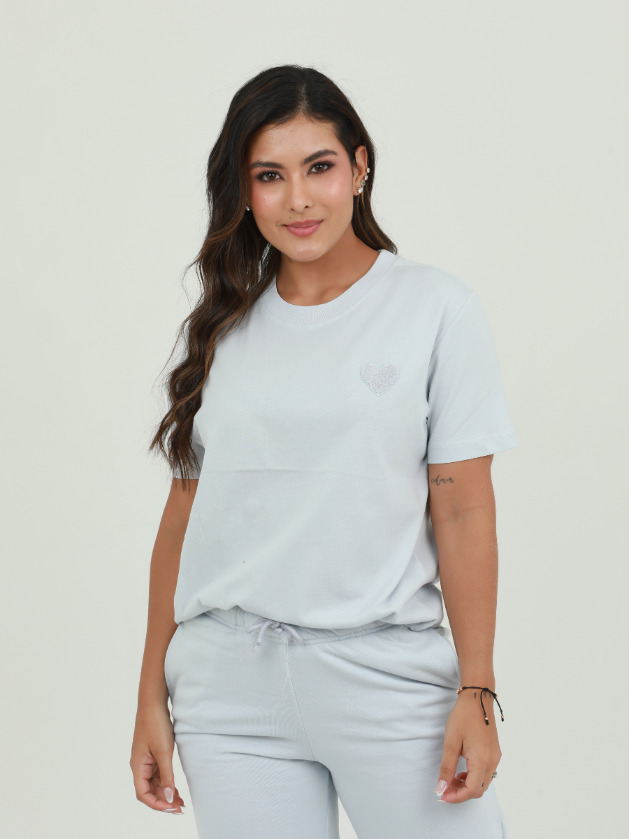 CONJUNTO CAMISETA CORAZON
