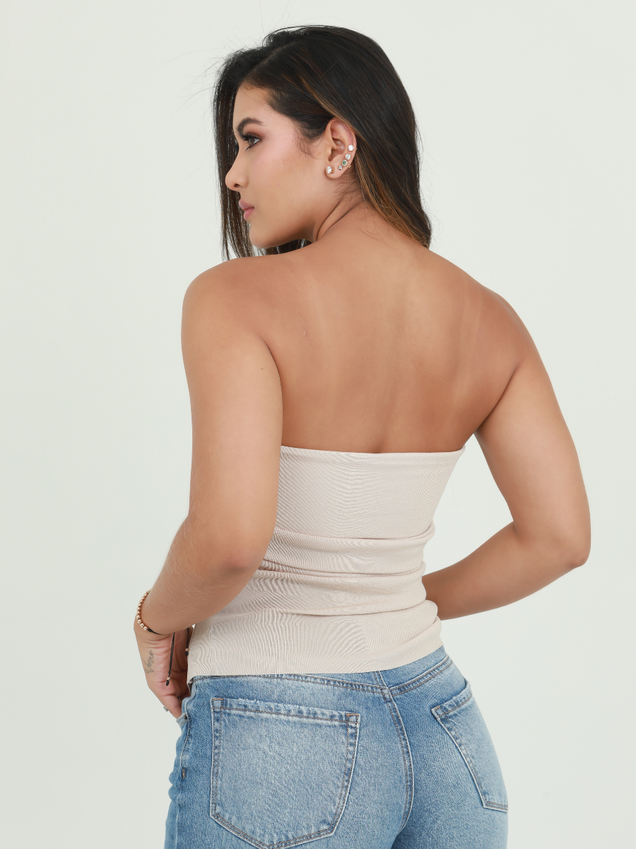 BLUSA STRAPLE HILO PICO