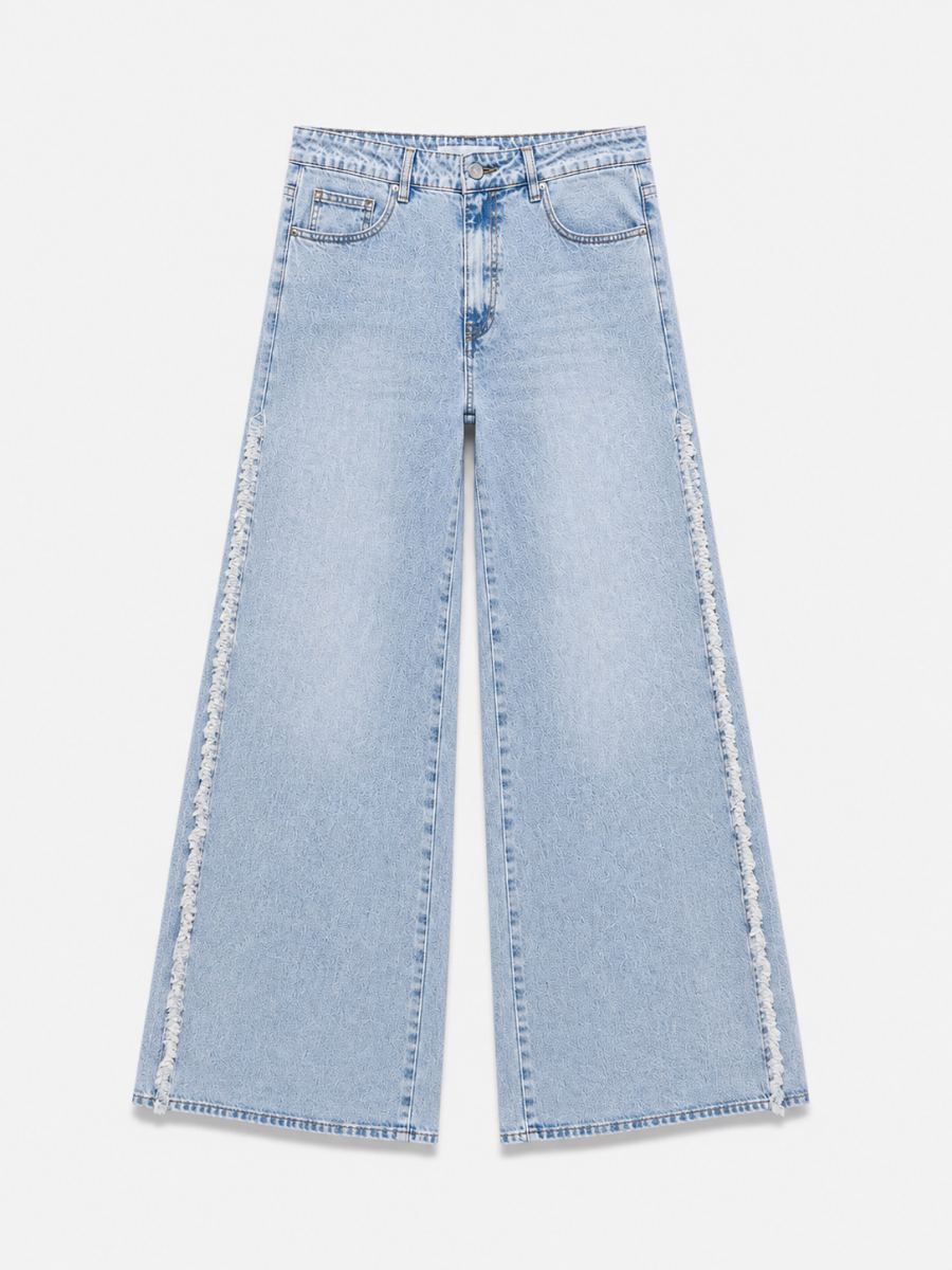 JEAN EXTRA  WIDE LEG COSTURA