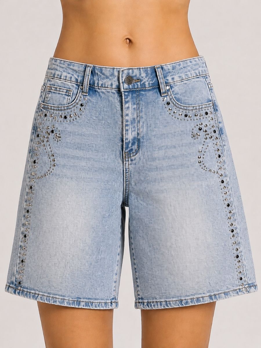 BERMUDA DENIM PIEDAS BOLSILLO