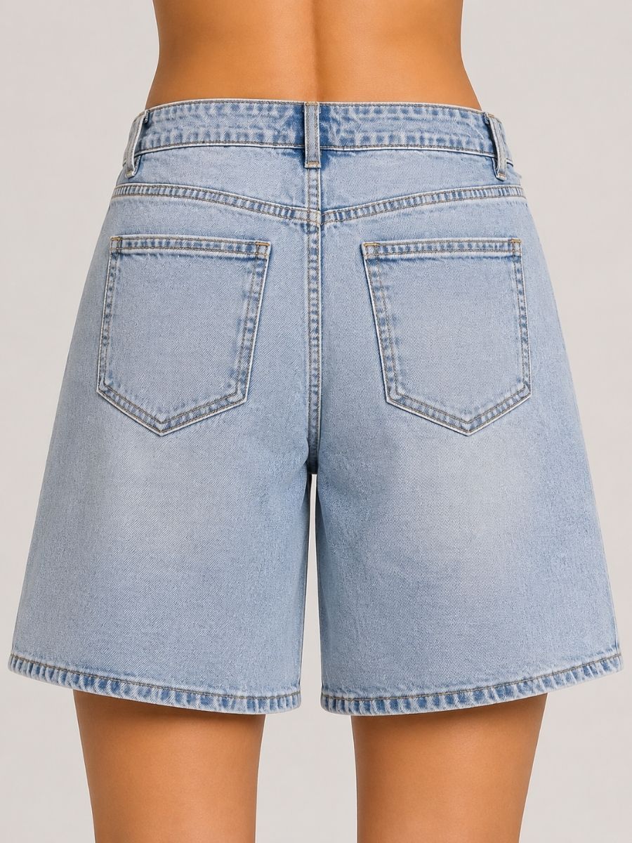 BERMUDA DENIM PIEDAS BOLSILLO