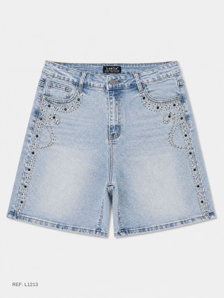 BERMUDA DENIM PIEDAS BOLSILLO