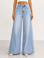 JEAN WIDE LEG HR LATERAL