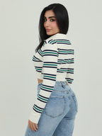 BUSO POLO RAYAS BICOLOR