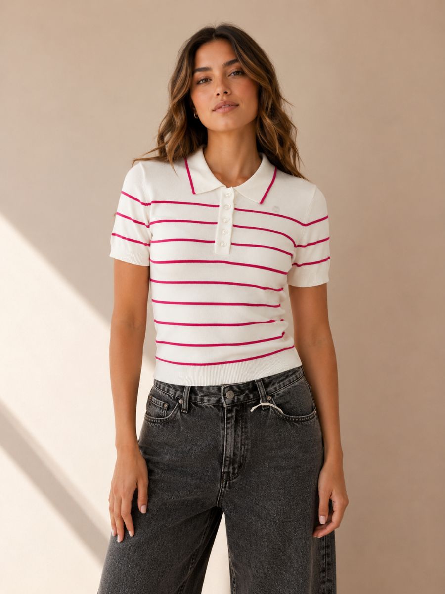 BLUSA HILO RAYAS POLO
