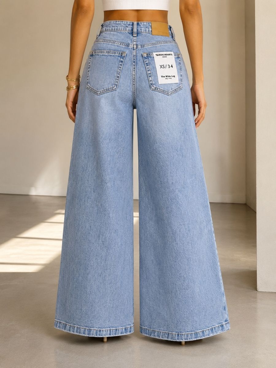 JEAN WIDE LEG HR LATERAL