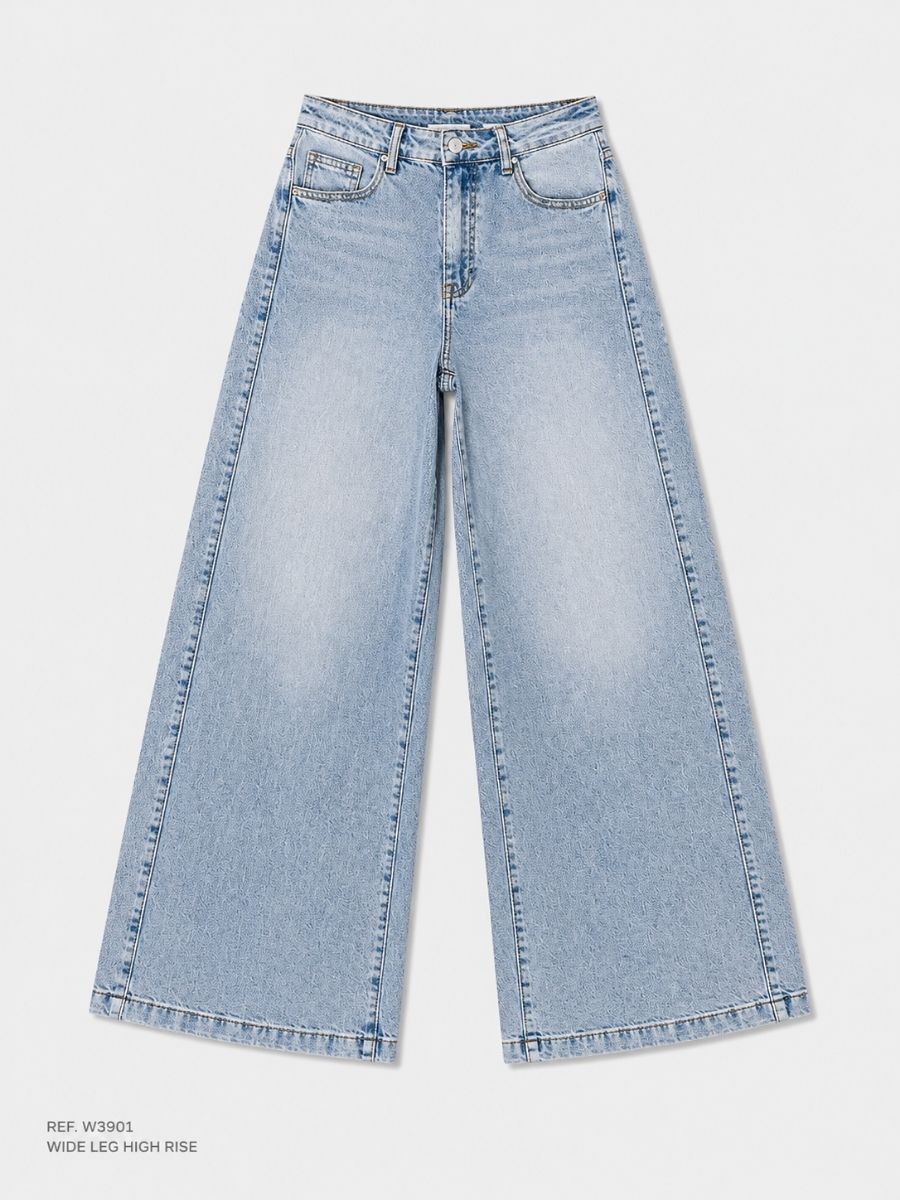 JEAN WIDE LEG HR LATERAL