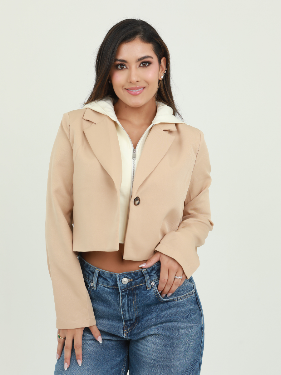 BLAZER CORTO CAPUCHA