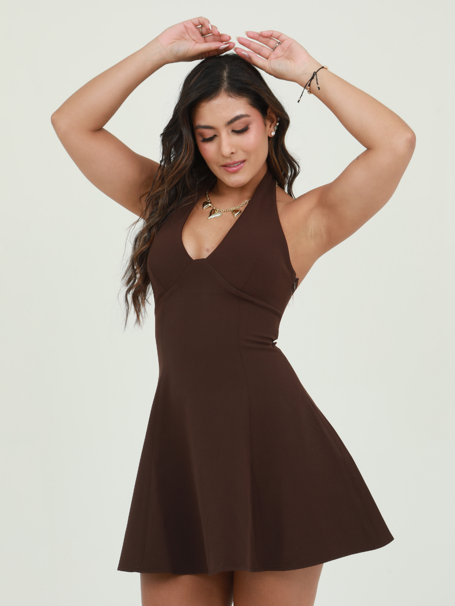 VESTIDO ESCOTE PRINCESA