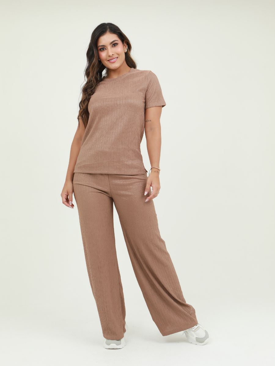 SET PANTALON TEXTURA