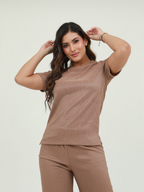 SET PANTALON TEXTURA