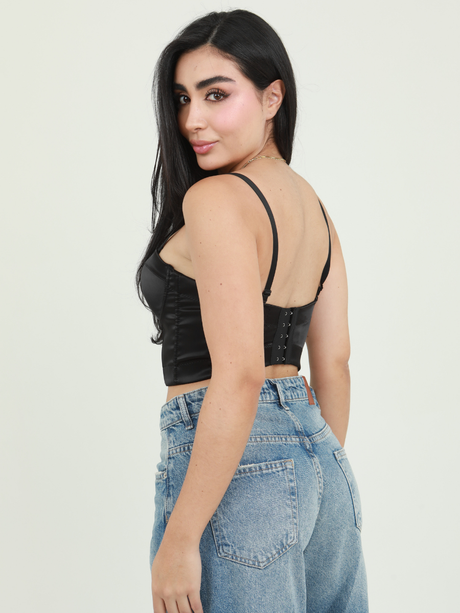CORSET SATIN COPA