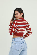 BUSO POLO RAYAS BICOLOR